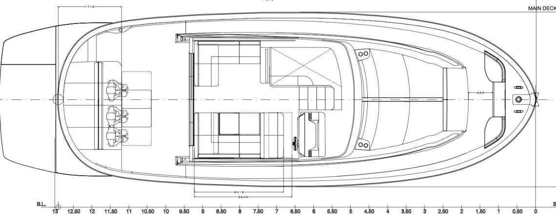 Apreamare Gozzo 48 layout_island yachts broker2